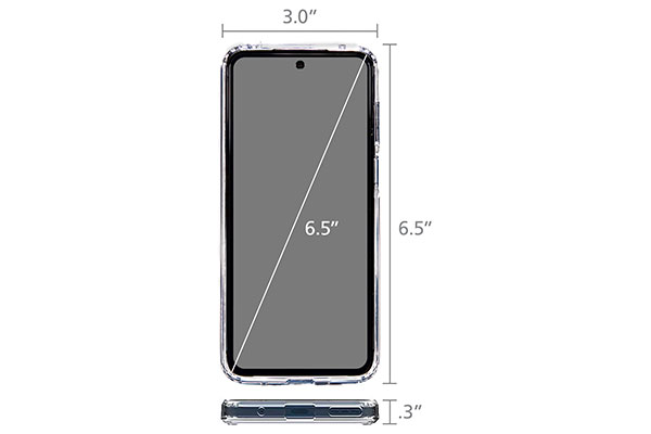 A BI Mobile device displayed, highlighting its dimensions and contemporay aestethic.