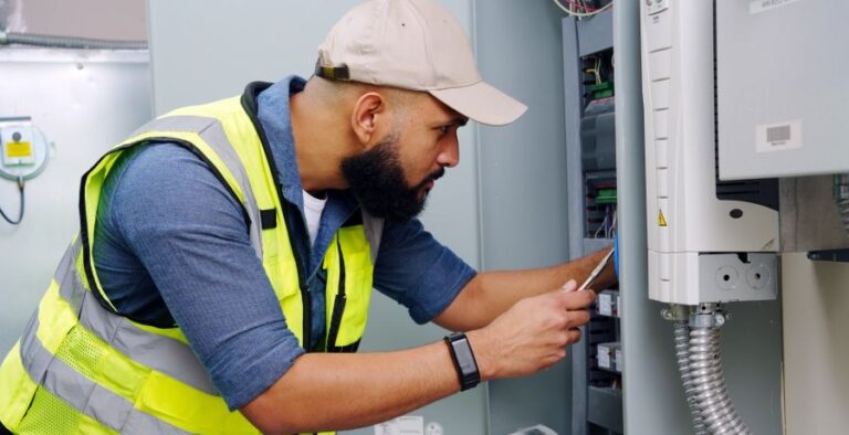 Client wearing BI SmartBAND 1.0, a secure, wrist-worn device with proximity tamper detection, as part of an effective location tracking system